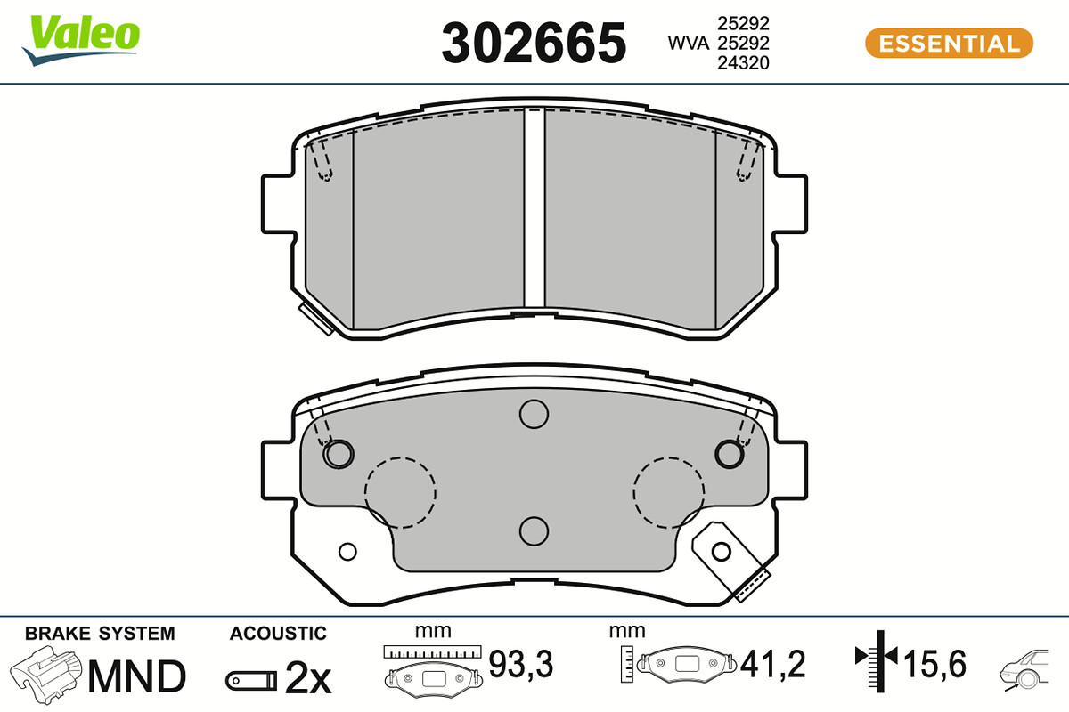 BRAKE PADS FIRST HYUNDAI TUCSON RR